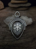Pendentif quartz/flocon