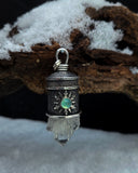Pendentif boite secrète/ quartz