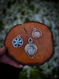 Pendentif quartz/flocon