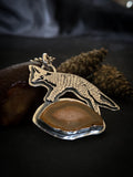 Pendentif renard/ Cornaline