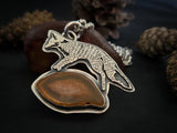 Pendentif renard/ Cornaline