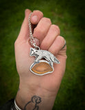 Pendentif renard/ Cornaline