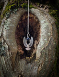 Pendentif hiboux/ sodalite irisé