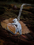 Pendentif renard/ Cornaline