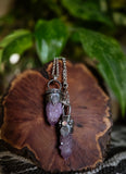 Pendentif amethyste cactus