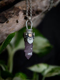 Pendentif amethyste cactus / opale mexicaine