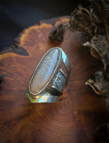 Bague rainbow sunstone lattice taille reglable
