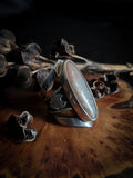 Bague rainbow sunstone lattice taille reglable