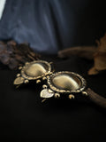 Boucles d'oreilles ethnique laiton