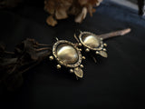 Boucles d'oreilles ethnique laiton