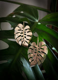 Boucle d'oreilles monstera