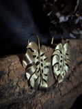 Boucle d'oreilles monstera