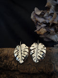 Boucle d'oreilles monstera