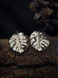 Boucle d'oreilles monstera