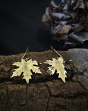 Boucles d'oreilles feuille