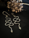 Boucles d'oreilles serpent