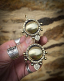 Boucles d'oreilles ethnique laiton