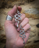 Boucles d'oreilles serpent