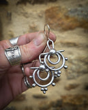 Boucles d'oreilles tribal