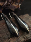 Boucles d'oreilles d'Ébène et d'Argent