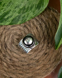 Bague d'Ébène et d'Argent taille réglable