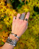 Bracelet pierre de lune noire