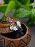 Pendentif pierre de lune noire