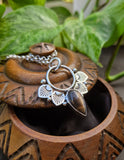 Pendentif pierre de lune noire
