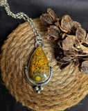Pendentif jaspe océan