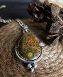 Pendentif jaspe océan