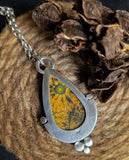 Pendentif jaspe océan