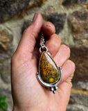 Pendentif jaspe océan