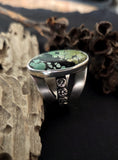 Bague turquoise hubei taille 57