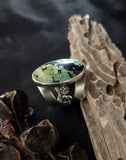 Bague turquoise hubei taille 57