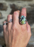 Bague turquoise hubei taille 57