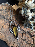 Pendentif citrine fumé