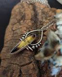 Pendentif citrine fumé