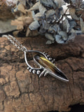 Pendentif citrine fumé