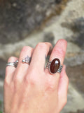 Bague cornaline taille 56