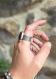 Bague cornaline taille 56