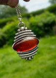 Pendentif cornaline