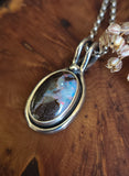 Pendentif opale boulder