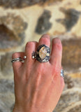 Bague scapolite taille 58