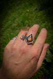 Bague labradorite taille 60