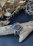 Bague labradorite taille 60