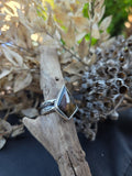 Bague labradorite taille 60