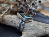 Bague labradorite taille 60