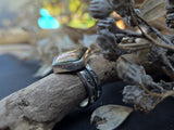 Bague labradorite taille 60