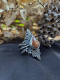 Bague sunstone lattice rainbow taille réglable