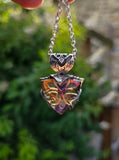 Pendentif mandala/ ametrine